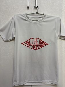 White T-Shirt with "Save the Drama"