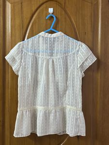 Cream Casual Shirt