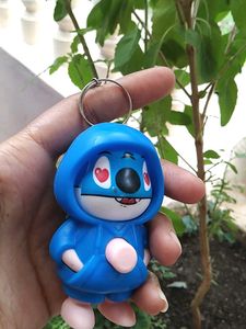 🧿Cute Blue Cartoon Character Keychain