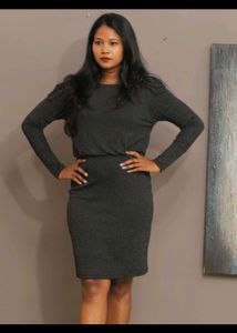 Sparkly Black Bodycon Dress