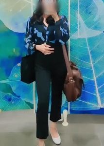 Stylish Black & Blue Jumpsuit