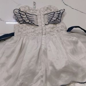 Angel Wing White Dress