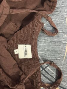 Brown Spaghetti Strap Top