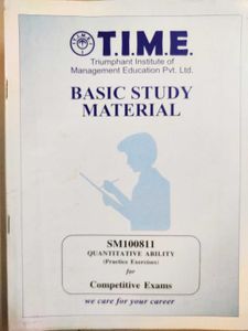 TIME Study Material For CAT Preparation With Test