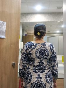 Patterned Long Sleeve Top