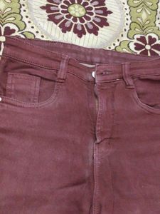 Burgundy Cargo Pants