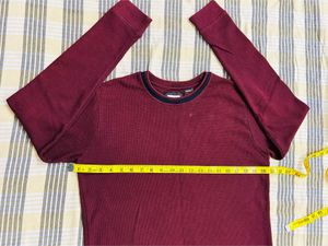 👕Maroon T-Shirt(M) - Hand Crafted Garment