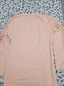 Zara Long Sleeve Peach Top