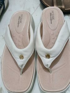 White Modare Flip Flops