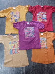 Bundle of 5 Girls T-Shirts