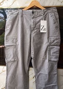Old Navy Grey Cargo Pants Size 34