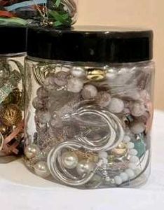 Assorted Jewelry Jar