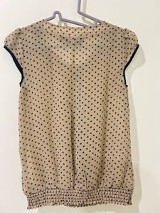 Chic Polka Dot Top