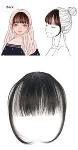 Clip-In Bangs for Instant Style Change