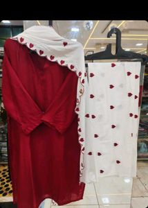 Dilruba Heart Embroidery Stitched Suit Set ❤️