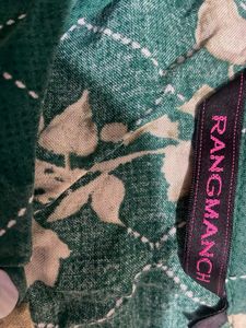 Elegant Green Floral Kurta