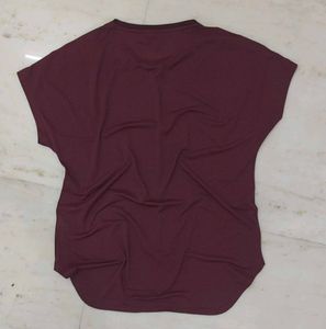 Maroon Athletic Top