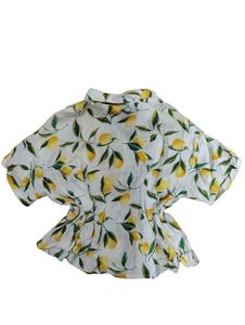 CLEARANCE SALE!!!😝🥳Lemon Print Button-Up Shirt