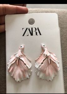 Zara Combo Fish Earring And Rhinestones Necklace