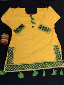 Yellow Gharara Suit XL