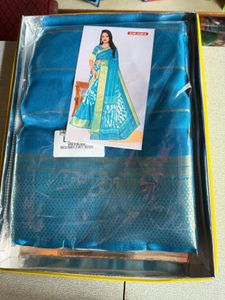 Beautiful Blue Ethnic Saree