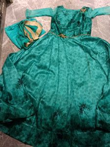 Beautiful Teal Ethnic Gown