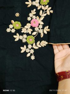 Elegant Black Kurta Set