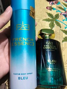 French Essence Bleu Men Perfume Set