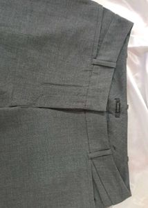 Gray Wide Leg Dress Pants - 07