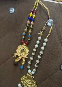 2 Necklaces with Pendants