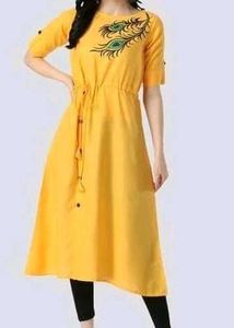 Stylish Yellow Kurta
