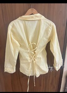 Chic Striped Button-Up Top