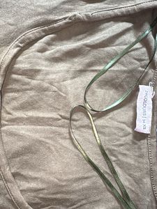 Olive Green Cropped Top