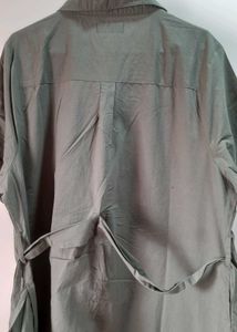 SALE!!Olive Green Button-Up Denim one piece