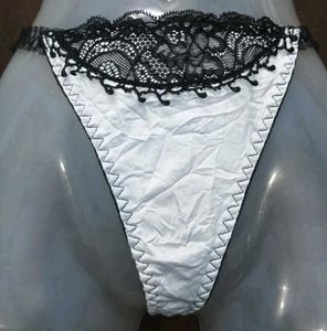 Lace Trim Thong Panty 🖤