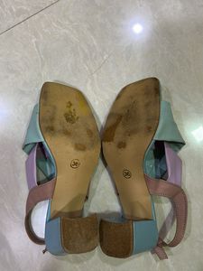 Chic Multi-Color Slingback Sandals