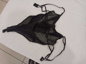 Sheer Black Bodysuit