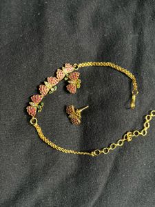 Earring With Necklace Set