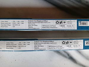 Crompton 10W Laser Bay LED Tube Lights (2 Pcs)