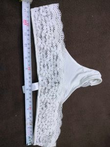 White Lace Thong Panty 🤎