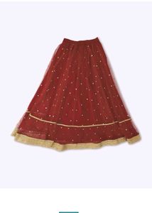 Girls' Ethinc Festive Top and Skirt Set