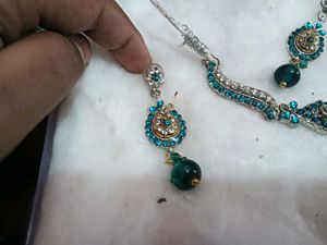 Elegant Teal Stone Jewelry Set