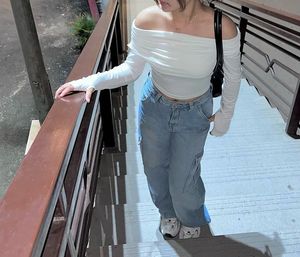 pinterest fold over white off shoulder top