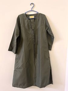 Olive Green Arabic Dress ( Emarathi )