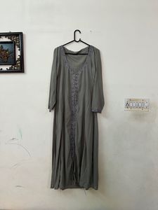 Hand Work Embroidery Shrug Or Anarkali