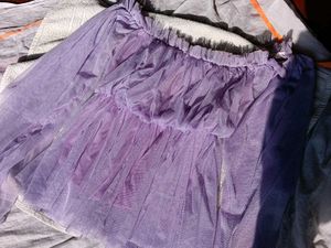Lavender Tulle Off-Shoulder Top