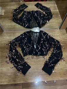 Sparkling Sequin Shrug/top