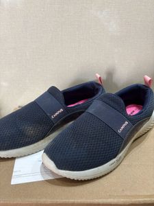 Campus Navy Slip-On Sneakers