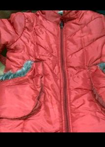Cozy Red Fur Lined Jacket