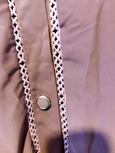 Elegant Purple Abaya Style Gown